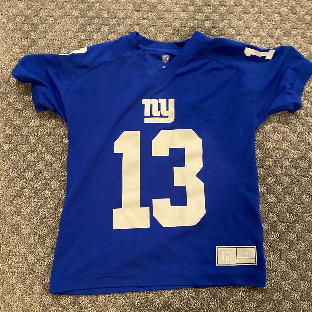 Odell Beckham Jr. Blue New York Giants Jersey #13 NFL-Size Youth Medium/M